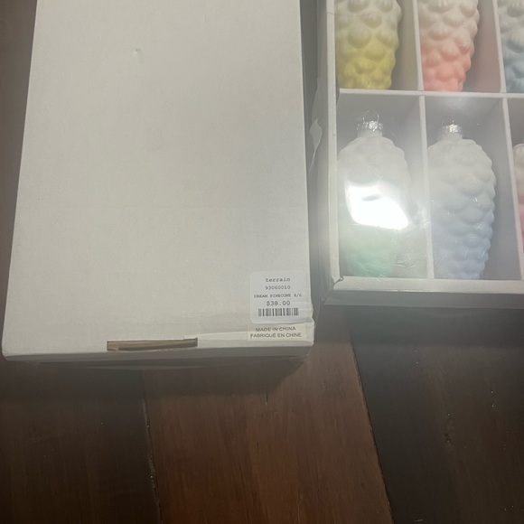 Anthropologie Terrain Multicolor Pinecone Ornaments - Picture 2 of 2